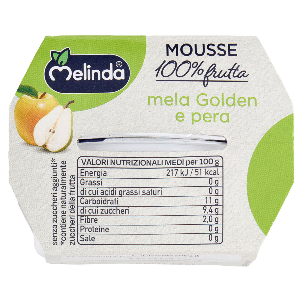 Mousse 100% mela e pera 2 pz da 100 gr - Immagine 31