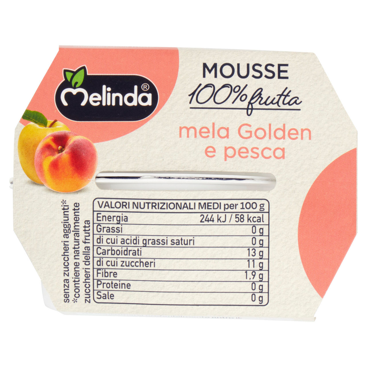 Mousse 100% mela e pesca 2 pz da 100 gr - Immagine 31