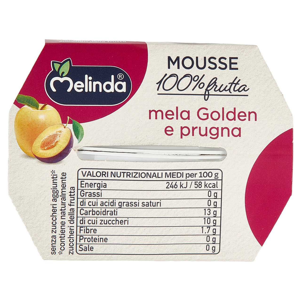 Mousse 100% mela e prugna 2 pz da 100 gr - Immagine 31