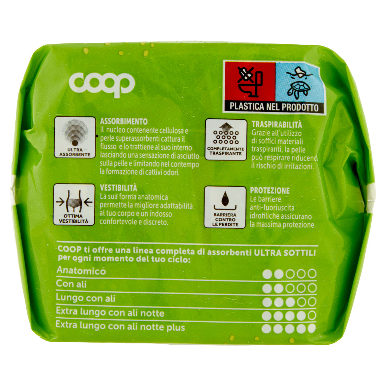 Assorbenti coop ultra sottili anatomici ripiegati sacchetto pz.16 - Immagine 61