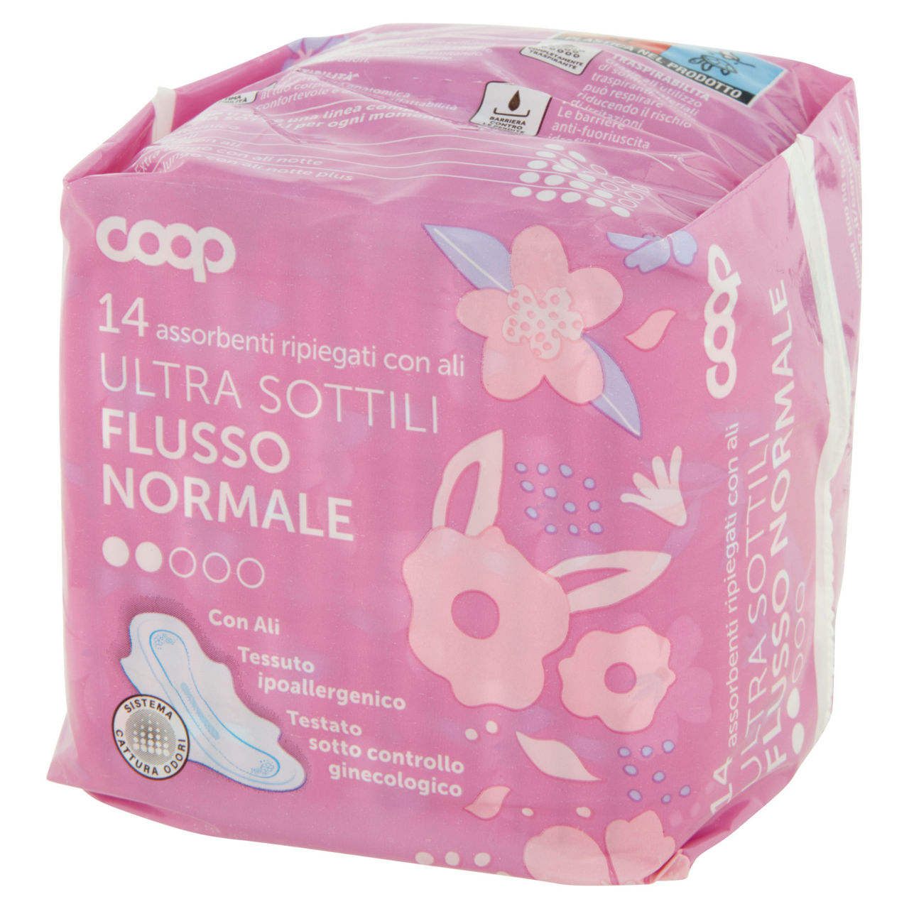 Assorbenti coop ultra sottili con ali ripiegati sacchetto pz.14 - Immagine 61