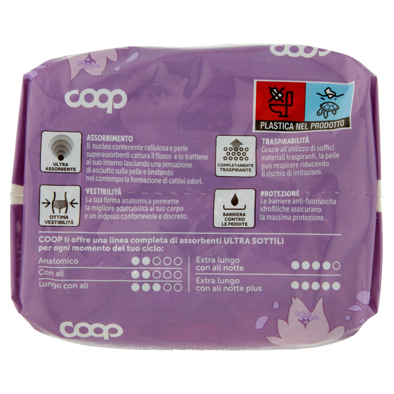 Assorbenti coop ultra sottili lungo c/ali ripiegati sacchetto pz.12 - Immagine 51