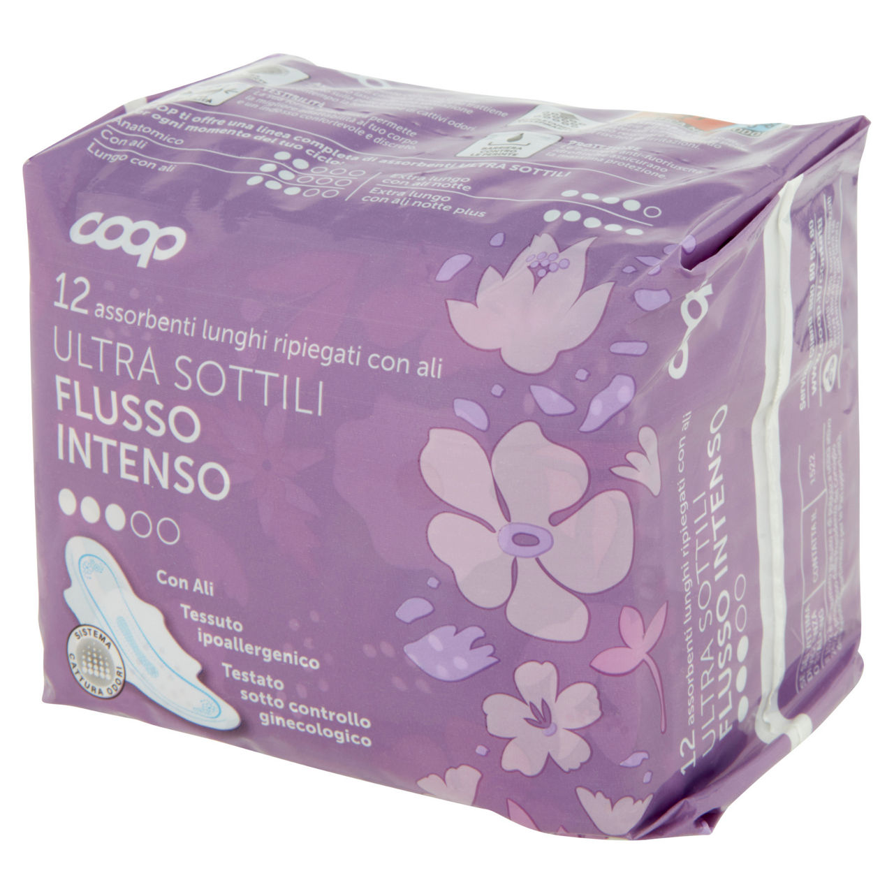 Assorbenti coop ultra sottili lungo c/ali ripiegati sacchetto pz.12 - Immagine 11