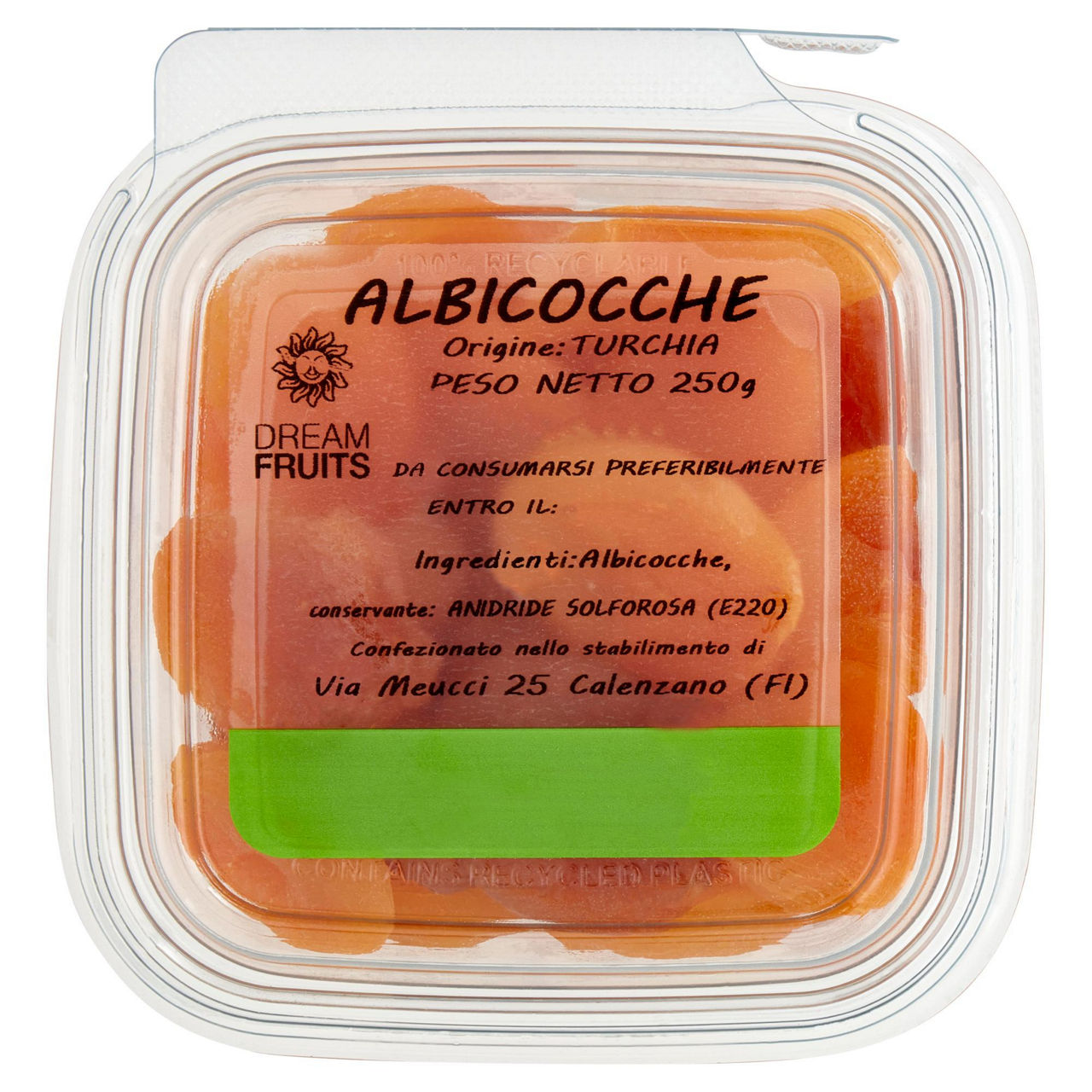 Albicocche secche 250 gr