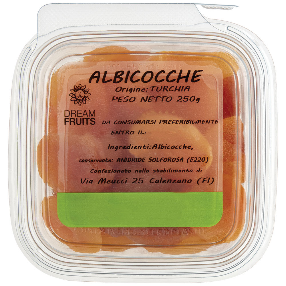 Albicocche secche 250 gr