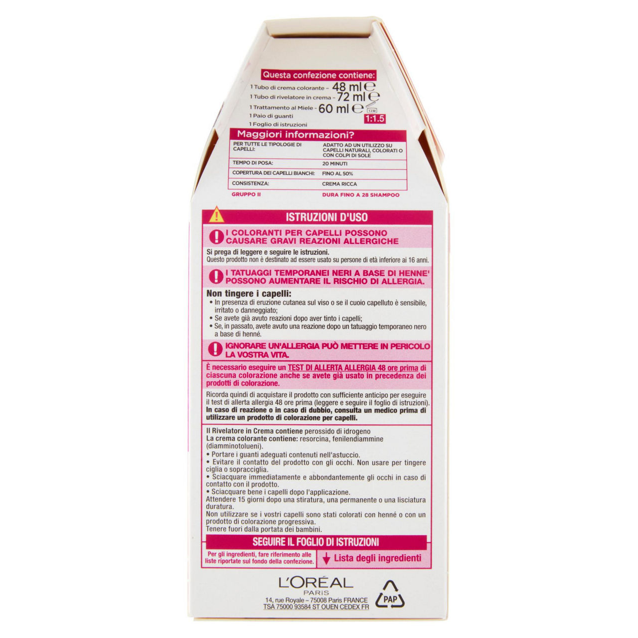 Trattamento colorante per capelli senza ammoniaca n.300 castano scuro - Immagine 41