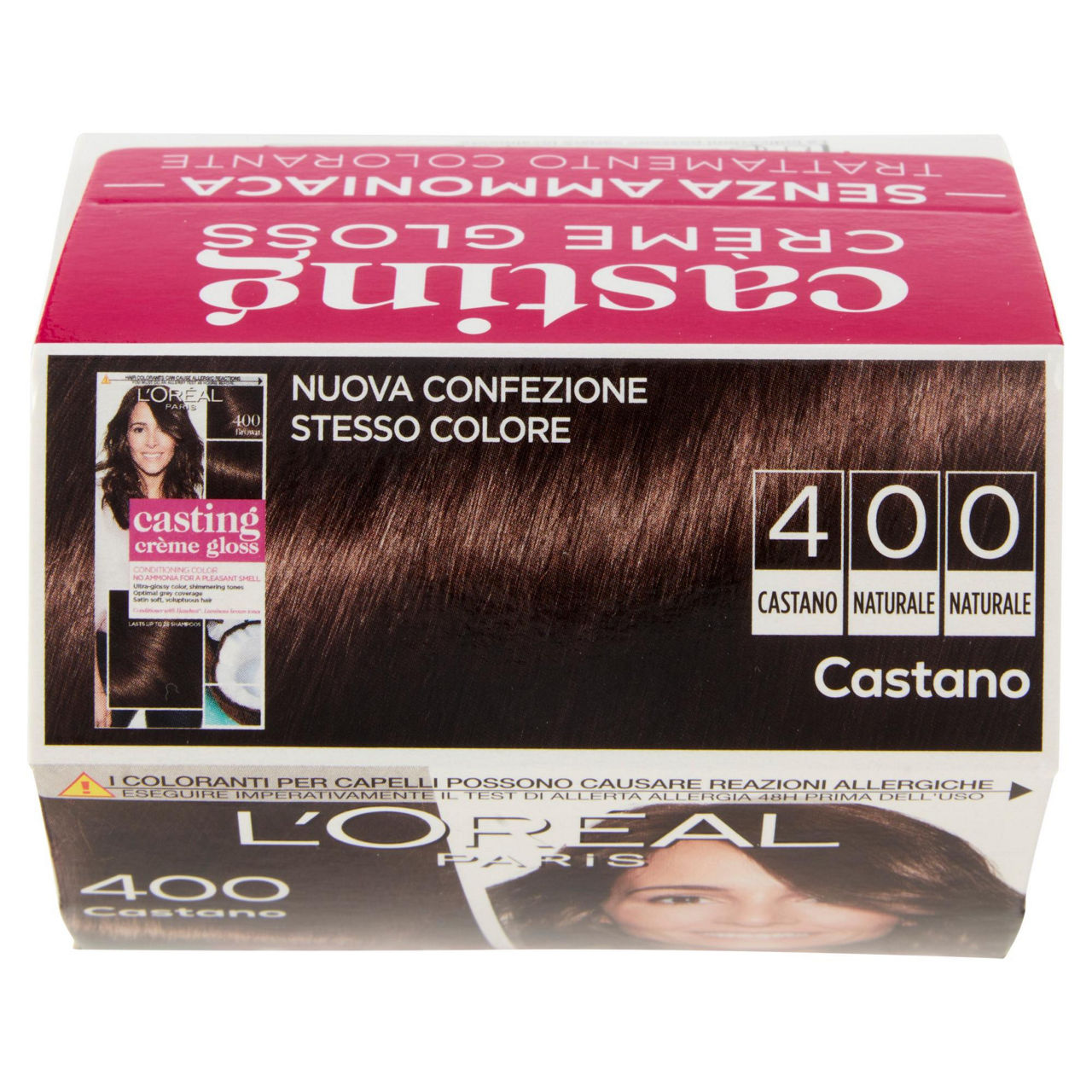 Colorazione trat. senza ammoniaca casting creme gloss n.400 castano sc. pz. 1 - Immagine 51