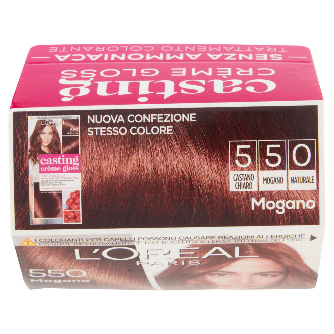 Trattamento colorante per capelli senza ammoniaca n.550 mogano scuro - Immagine 21