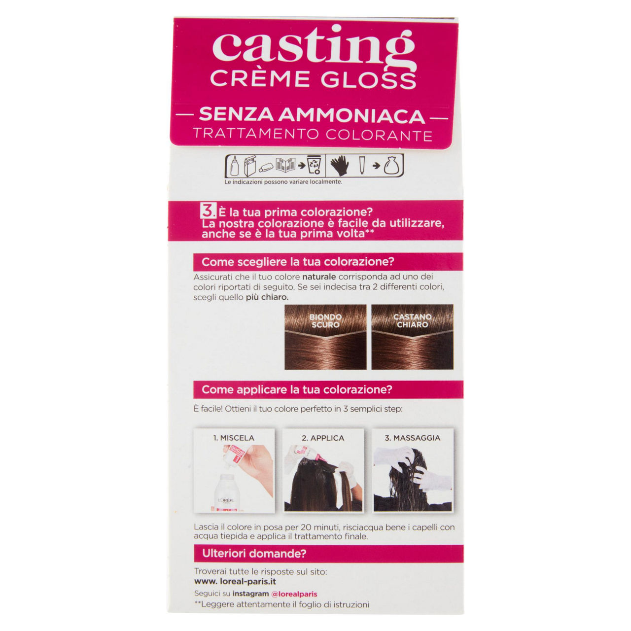 Colorazione trat. senza ammoniaca casting creme gloss  n.600 biondo scuro sc.pz.1 - Immagine 11