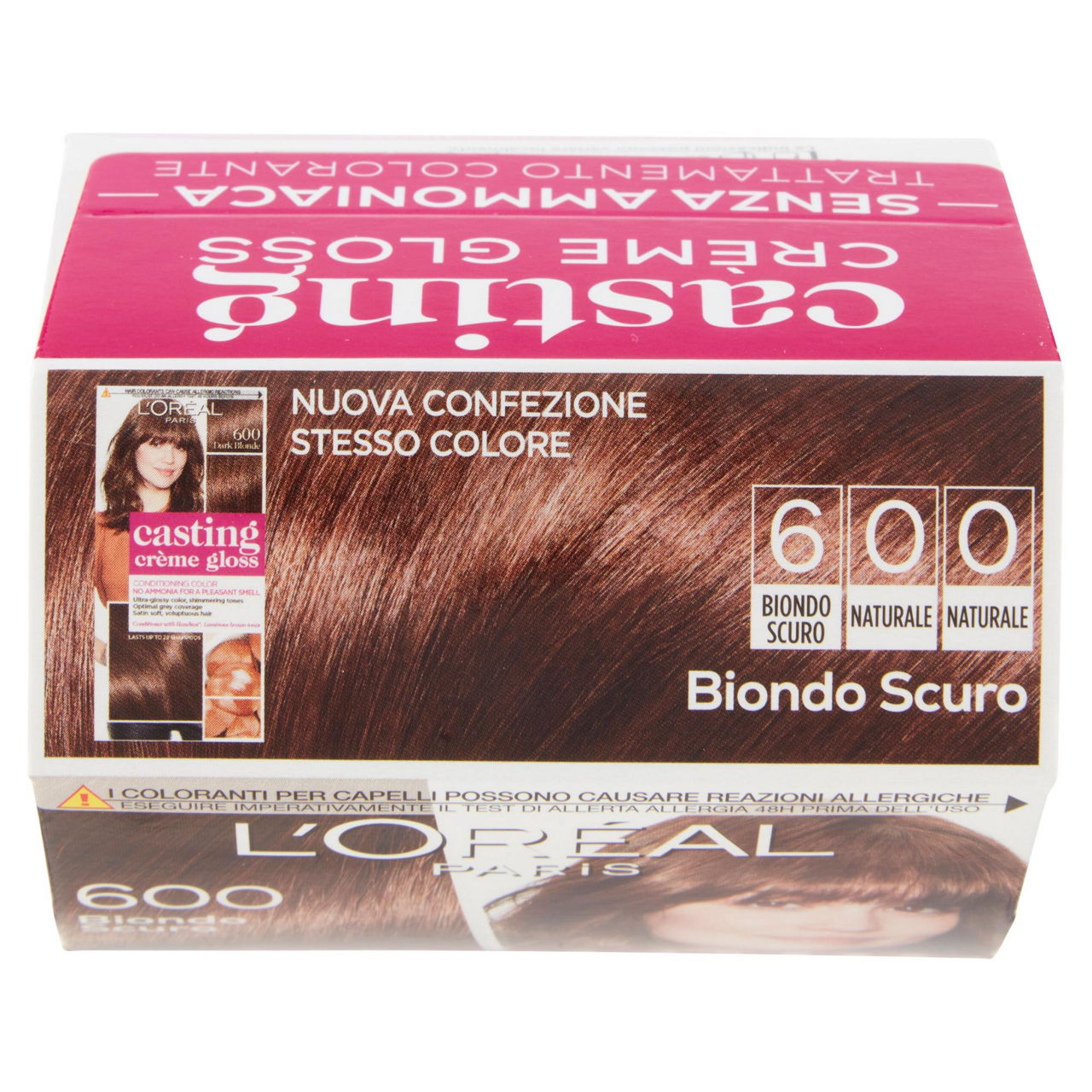 Colorazione trat. senza ammoniaca casting creme gloss  n.600 biondo scuro sc.pz.1 - Immagine 41