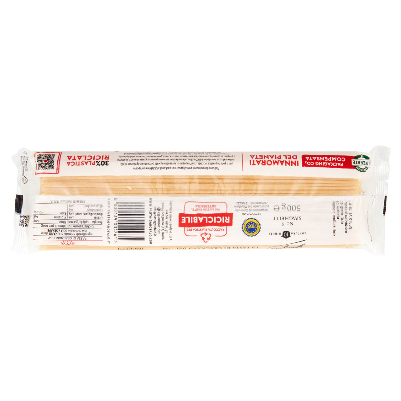 Spaghetti n. 9 pasta di Gragnano IGP semola di grano duro 500 gr - Immagine 31