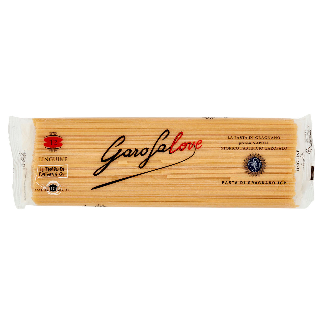 Linguine n. 12 pasta di Gragnano IGP semola di grano duro 500 gr - Immagine 01