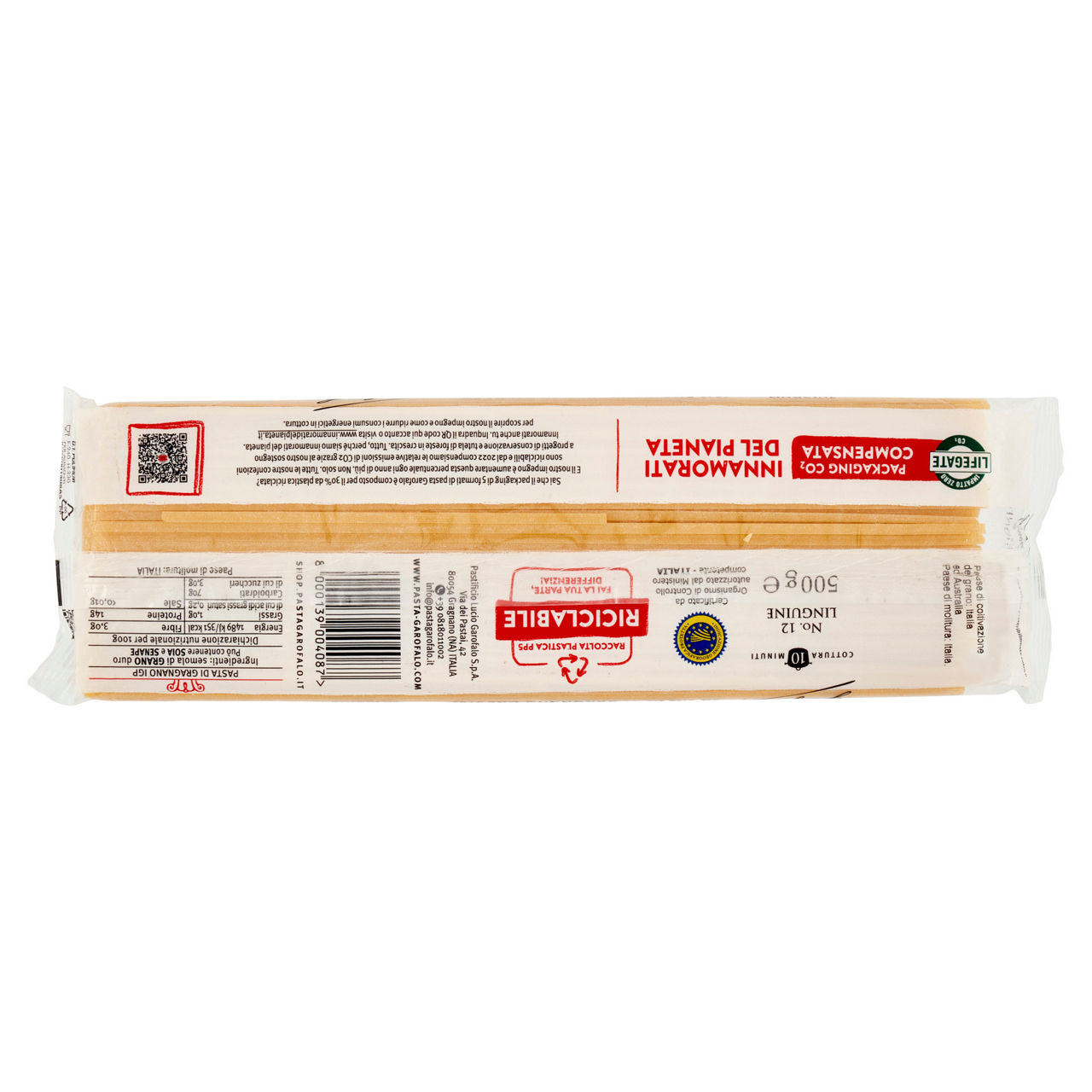 Linguine n. 12 pasta di Gragnano IGP semola di grano duro 500 gr - Immagine 31