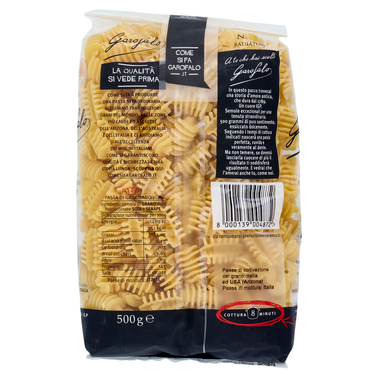 Radiatori n. 87 pasta di Gragnano IGP semola di grano duro 500 gr - Immagine 41