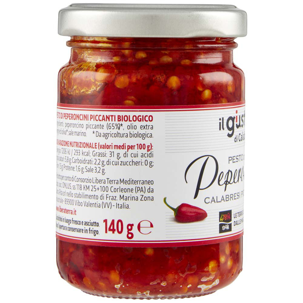 Pesto di peperoncini calabresi piccanti bio 140 gr - Immagine 11