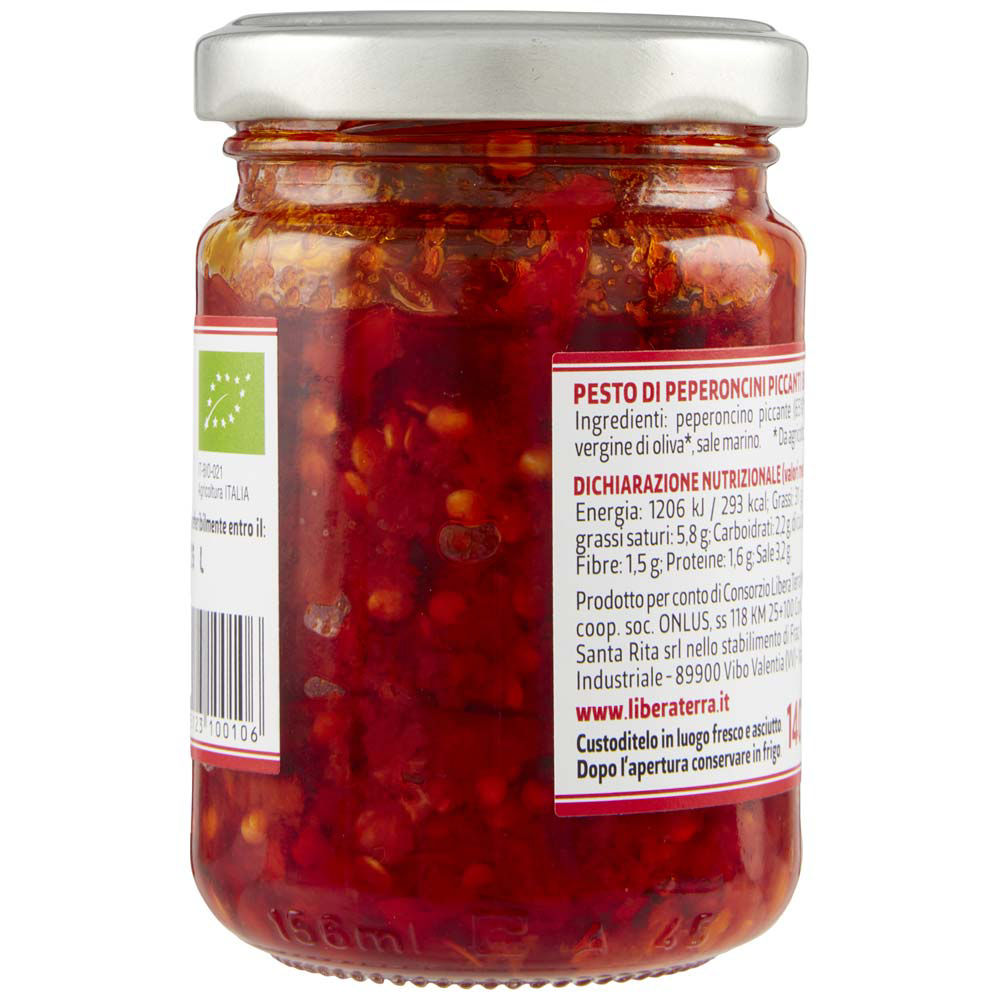 Pesto di peperoncini calabresi piccanti bio 140 gr - Immagine 21