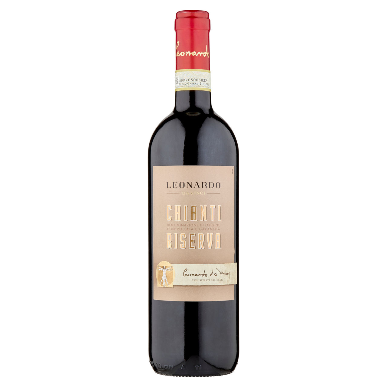 Vino rosso Chianti Leonardo DOCG Riserva 750 ml - Immagine 01