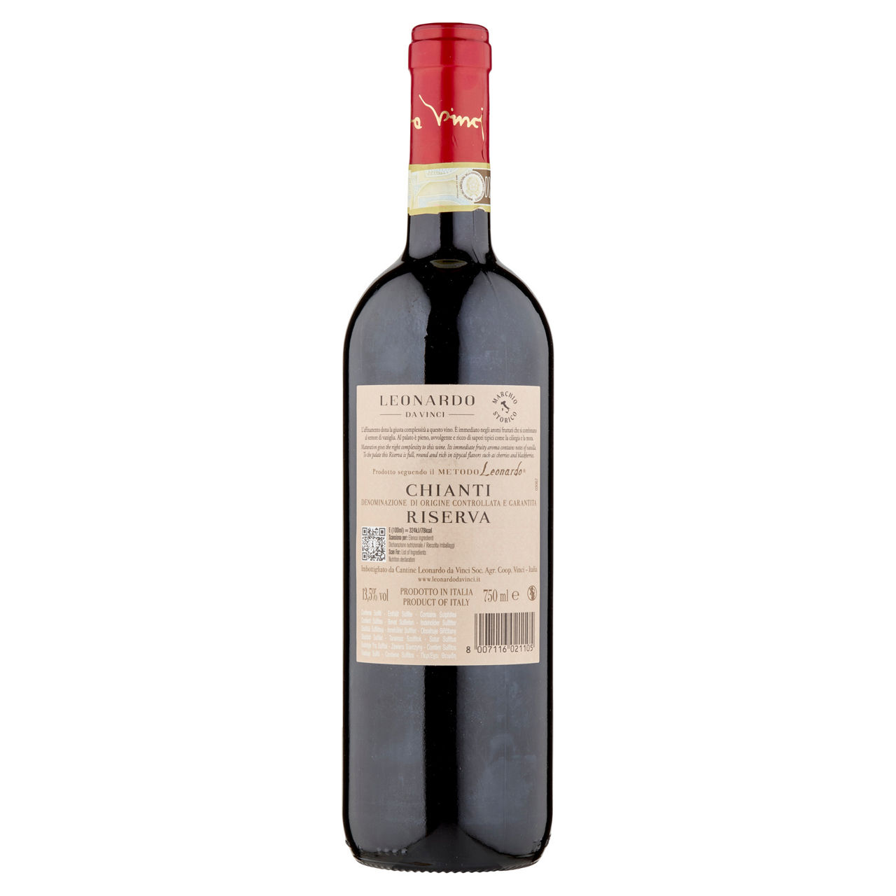 Vino rosso Chianti Leonardo DOCG Riserva 750 ml - Immagine 41