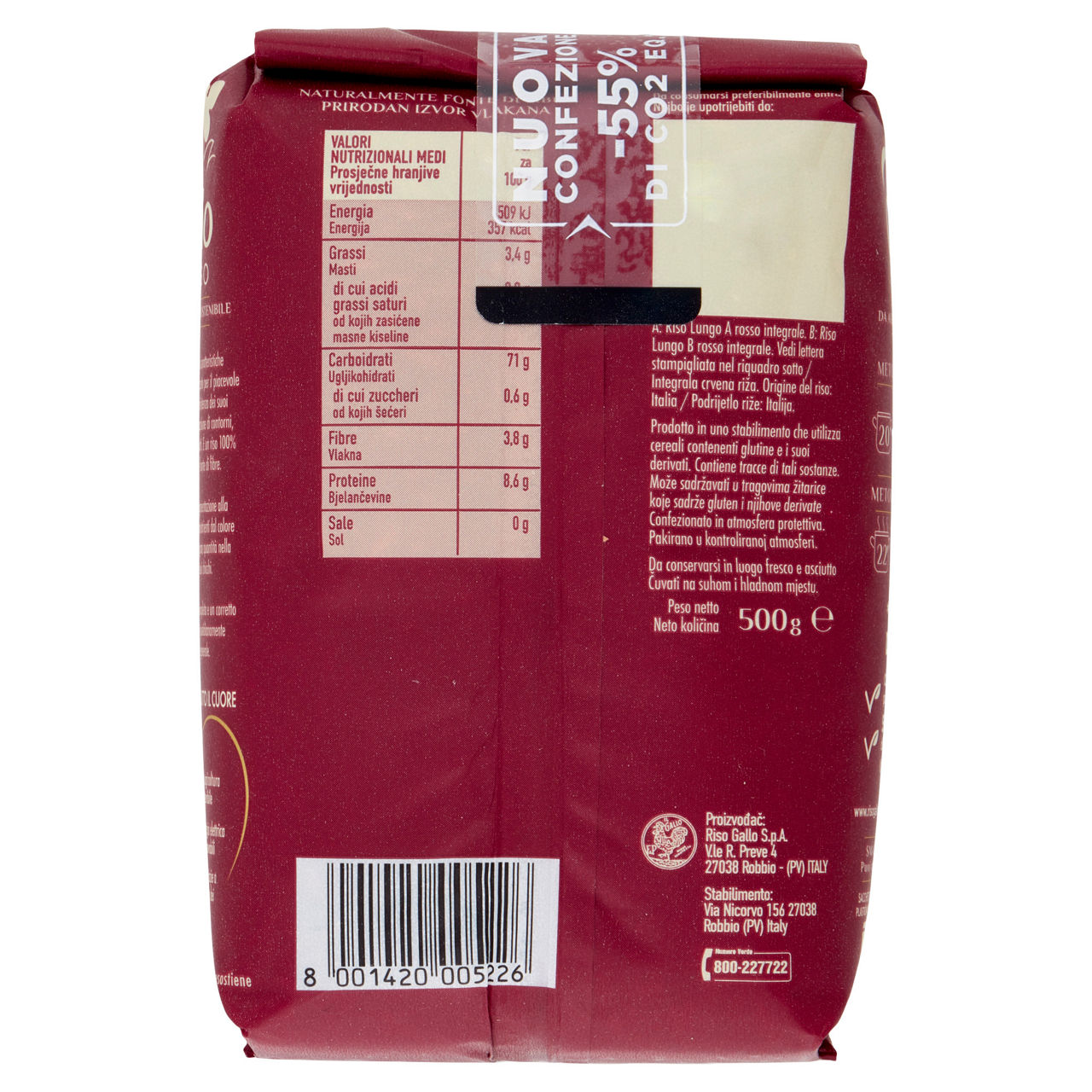 Riso rosso integrale scatola g 500 - Immagine 41