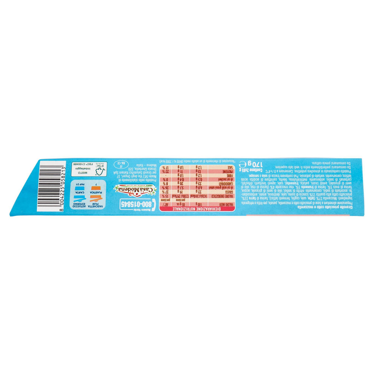 Giravolte croccanti con prosciutto cotto e mozzarella 170 gr - Immagine 31