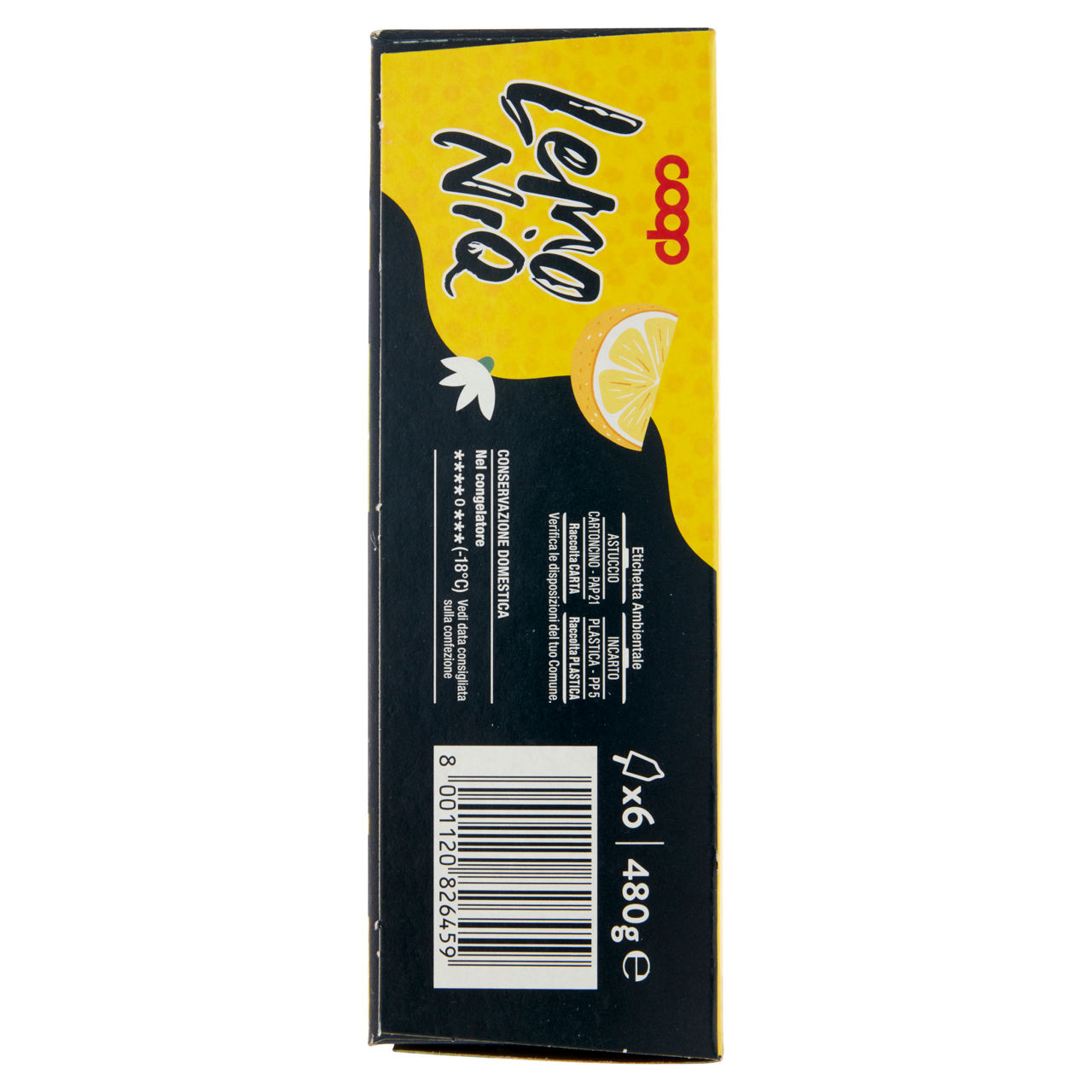 Ghiacciolo al limone su stecco alla liquirizia 6 pz 480 gr - Immagine 21