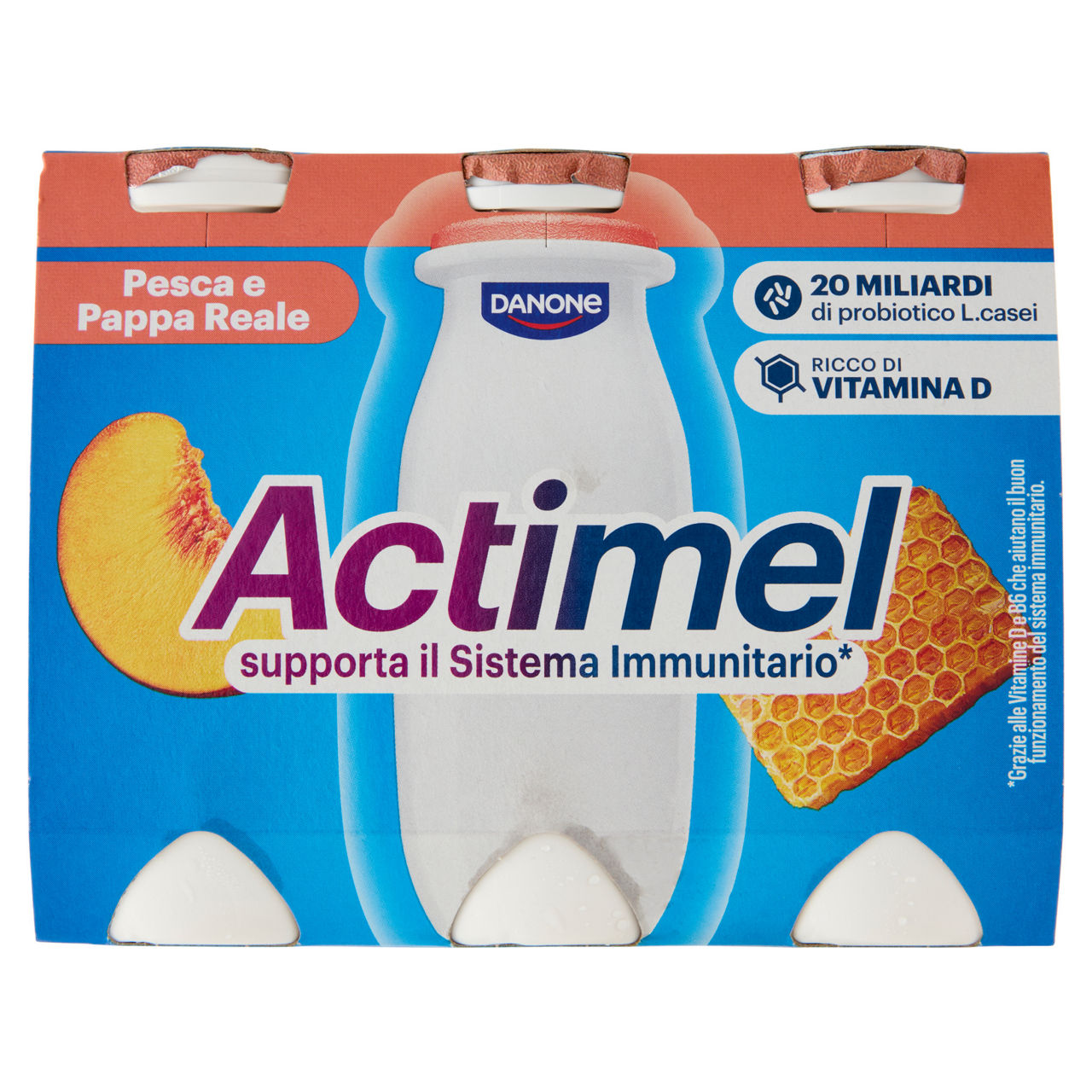 Probiotico da bere alla pesca e pappa reale 6 pz da 100 gr