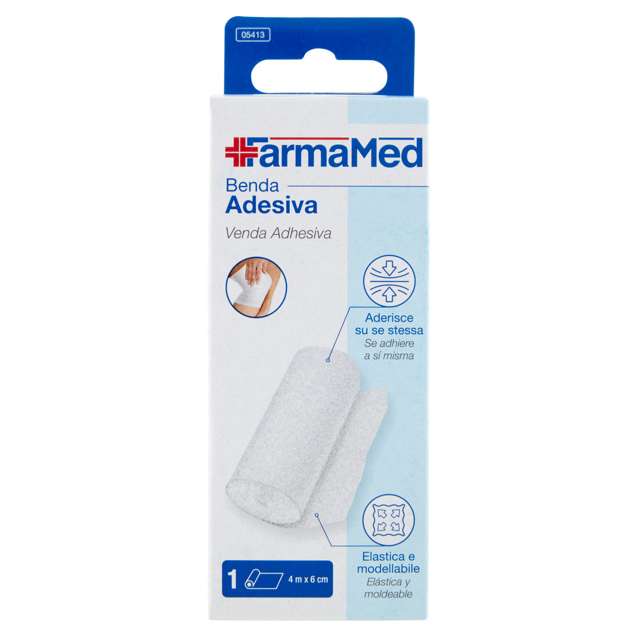 Benda farmamed elastica  autoaderente 4mx6cm pz 1