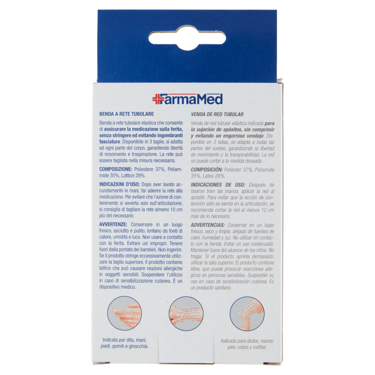 Rete elastica farmamed 3 formati s-m-l pz 1 - Immagine 51