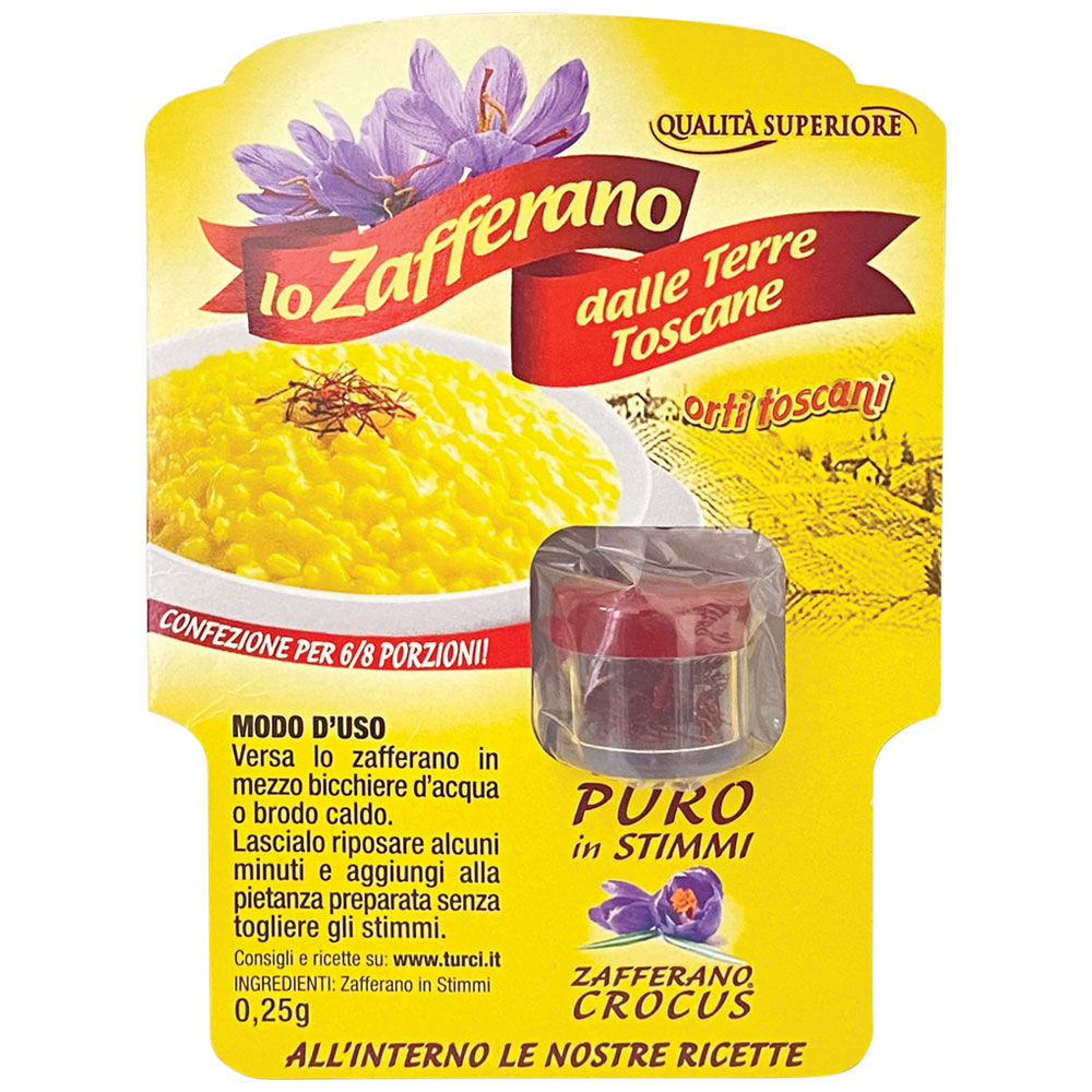 Zafferano puro in stimmi 0,25 gr