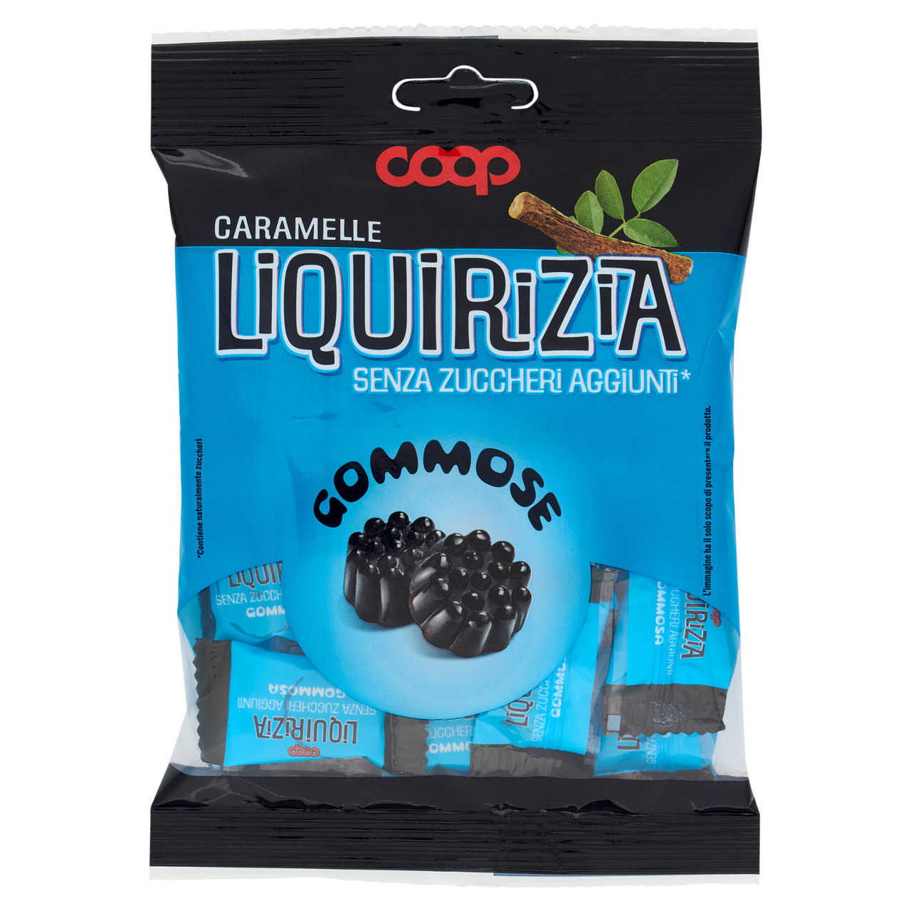 Caramelle gommose alla liquirizia 70 gr