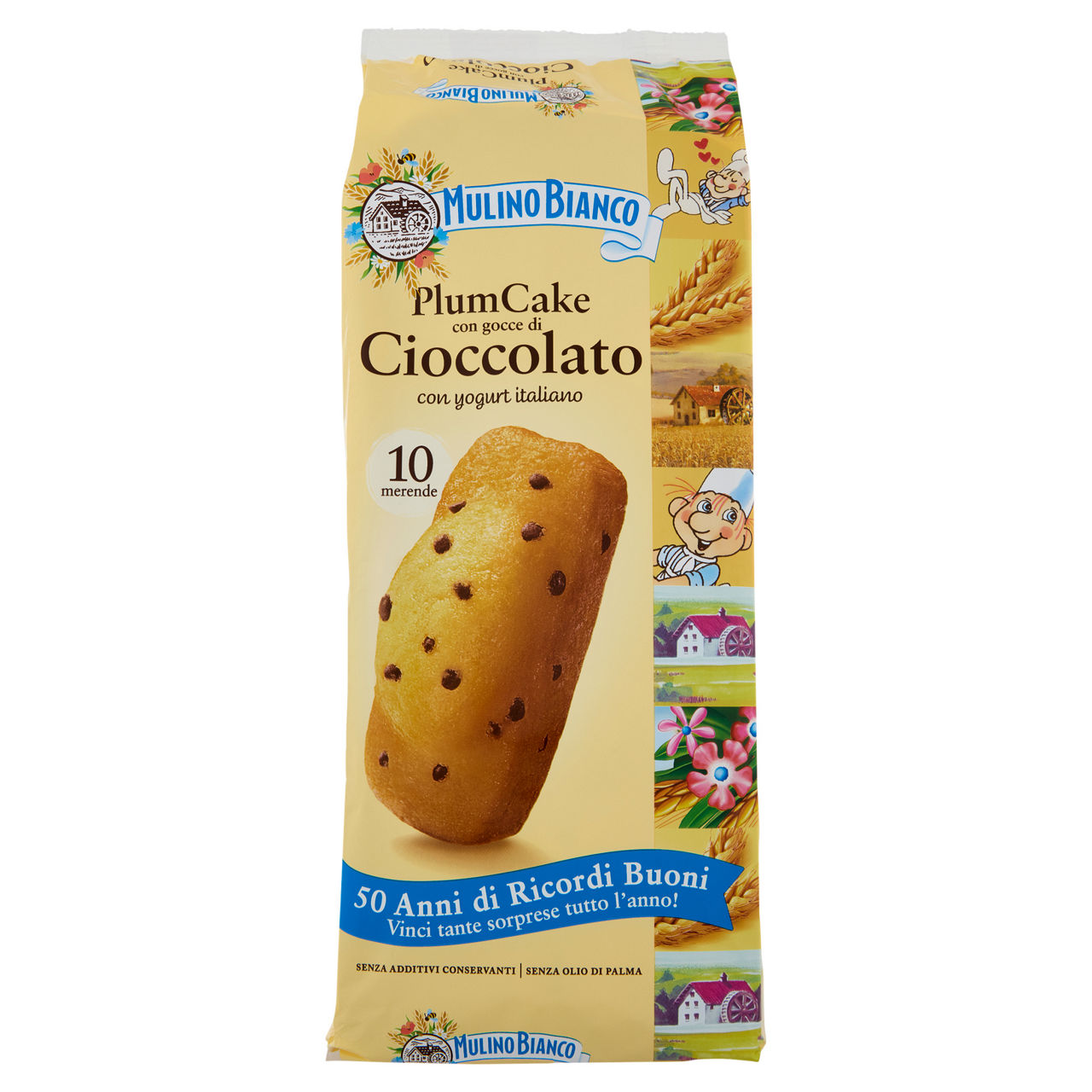 Plumcake con gocce di cioccolato 10 pz 350 gr - Immagine 11