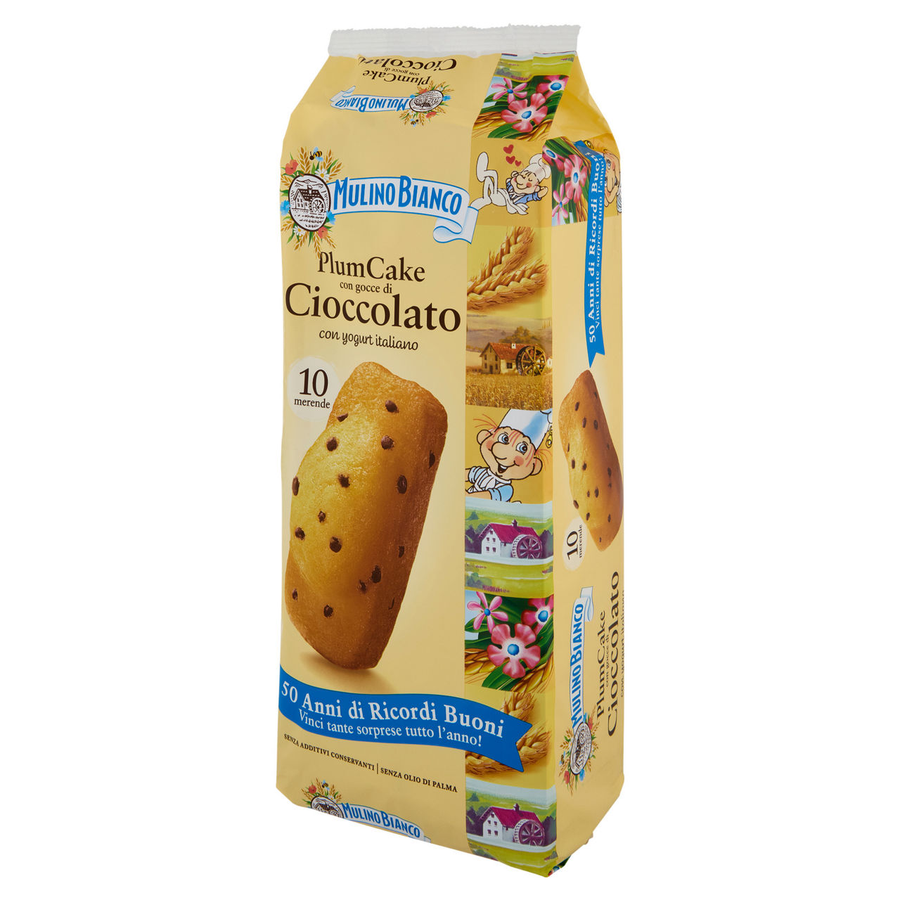 Plumcake con gocce di cioccolato 10 pz 350 gr - Immagine 21
