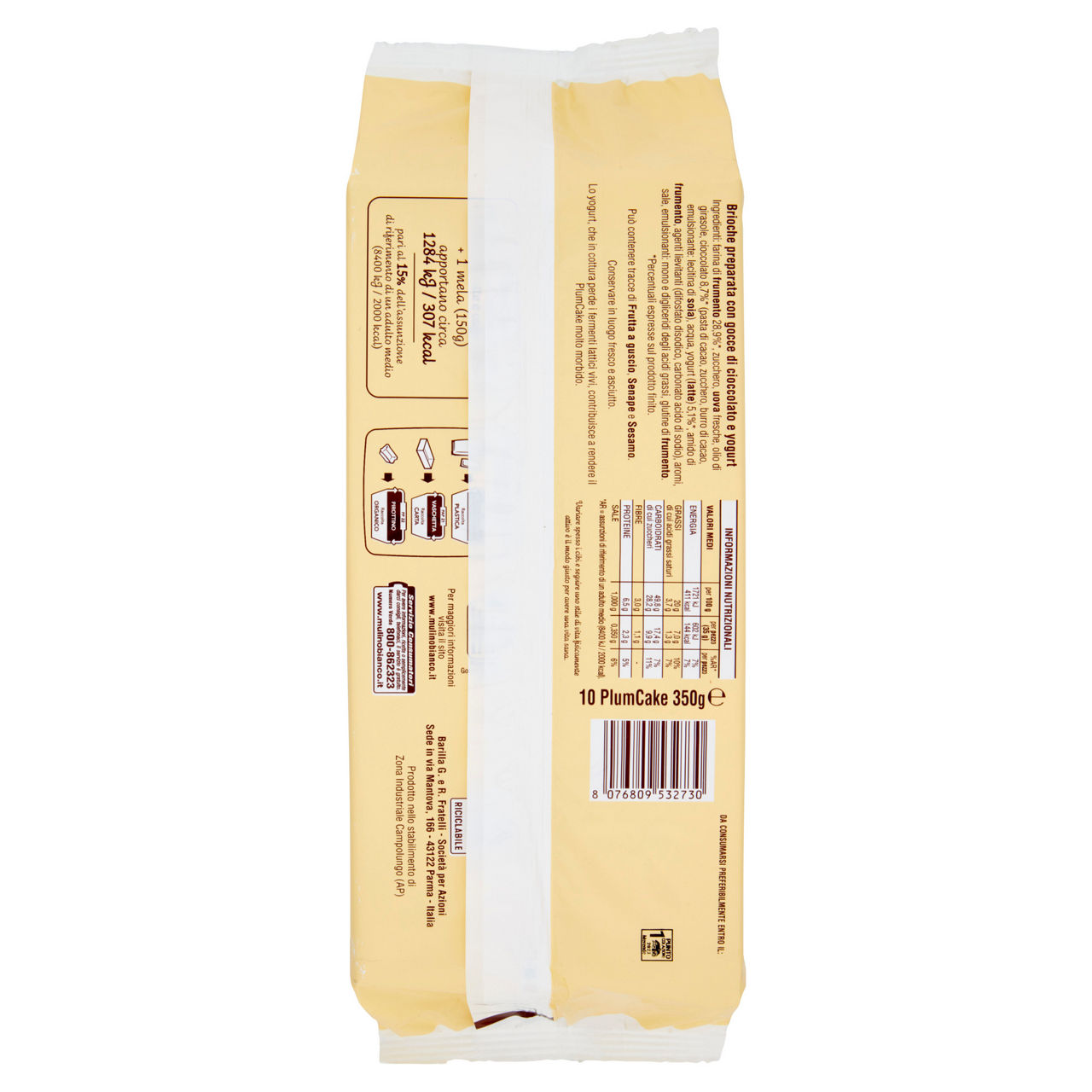 Plumcake con gocce di cioccolato 10 pz 350 gr - Immagine 41