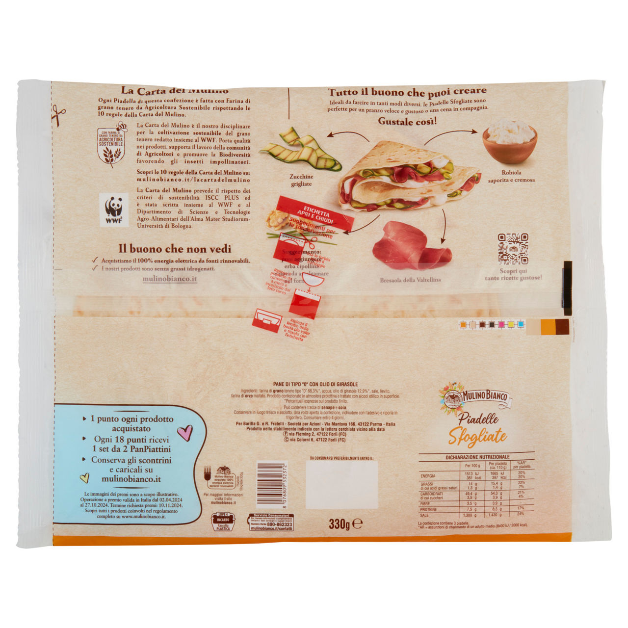 Piadelle sfogliate 3 pz 330 gr - Immagine 51