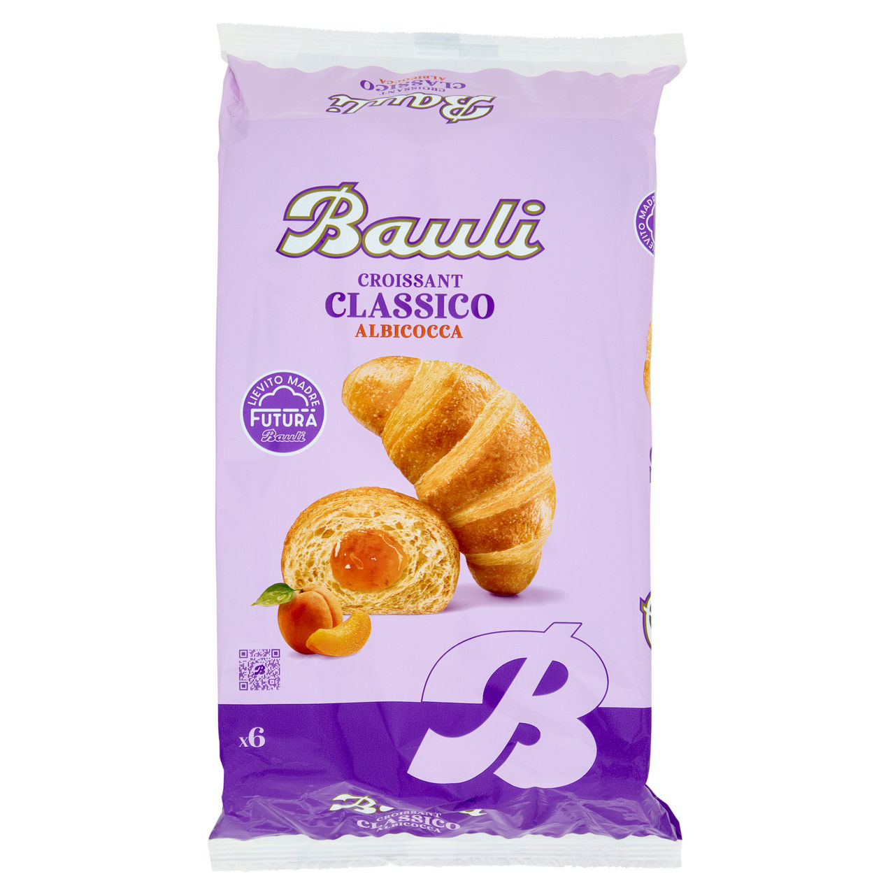 Croissant classico all'albicocca 6 pz 300 gr