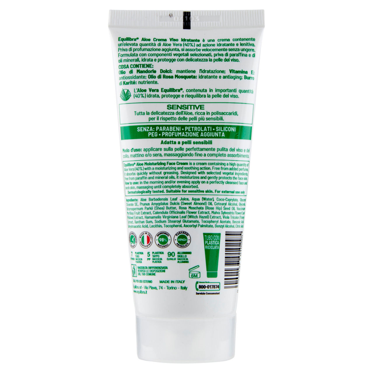 Crema viso idratante aloe 75 ml - Immagine 31