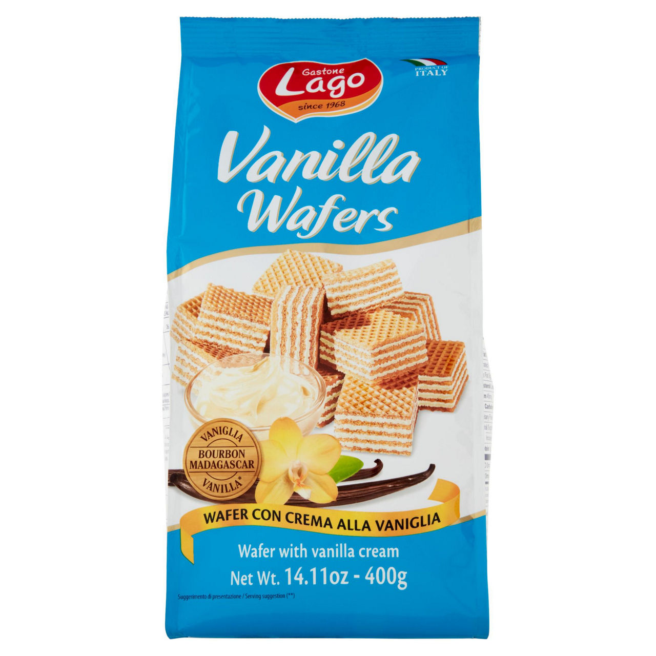 Biscotti wafer vaniglia 400 gr - Immagine 01