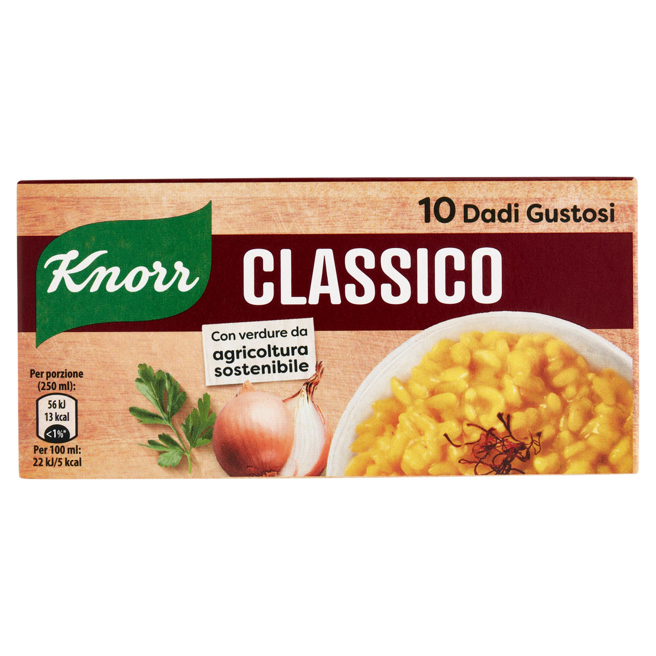 Dado classico knorr tavolette 10 scatola g 100