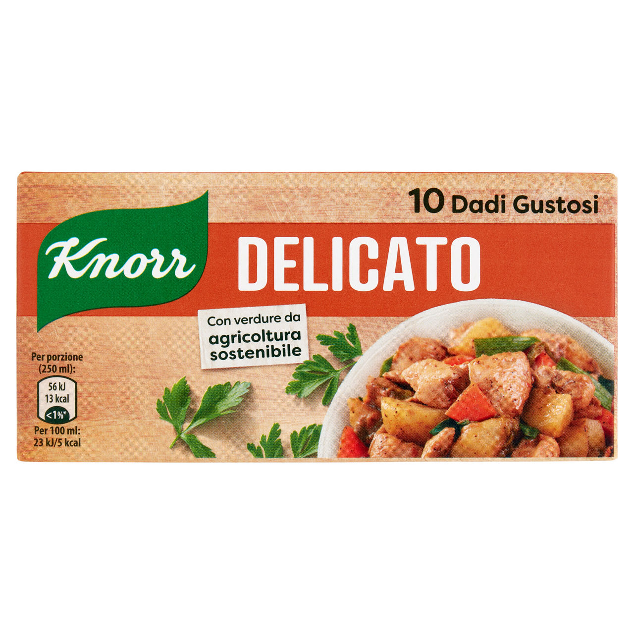 Dado delicato knorr tavolette 10 scatola gr.100