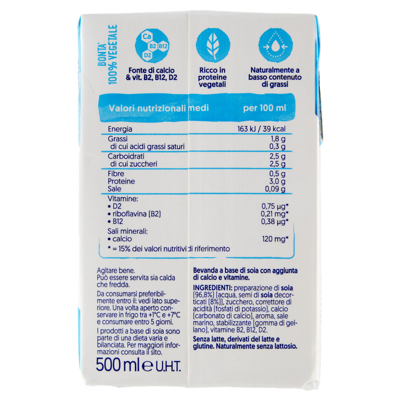 Bevanda di soia ricca in proteine 500 ml - Immagine 51