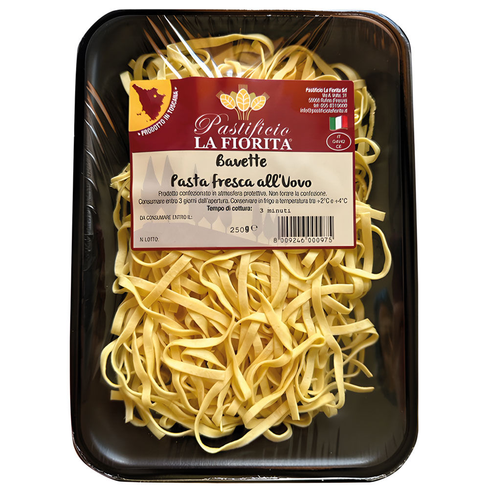 Bavette fresche all'uovo 250 gr