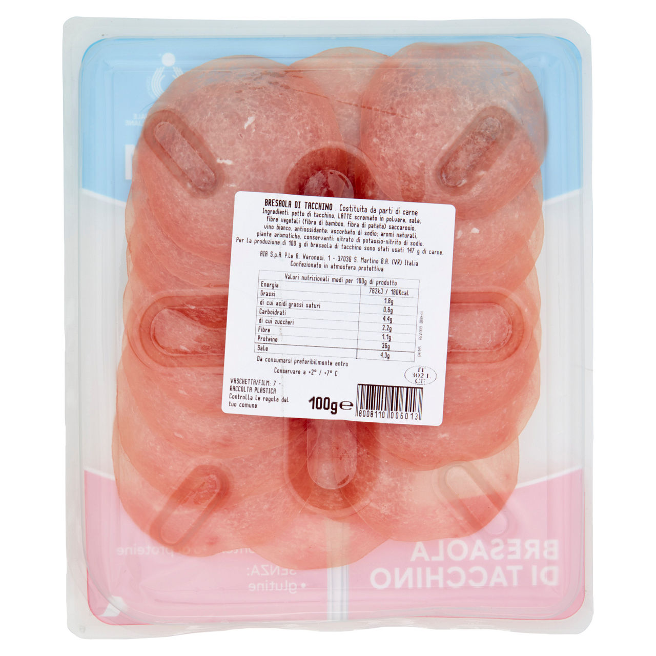 Bresaola di tacchino affettata 100 gr - Immagine 11