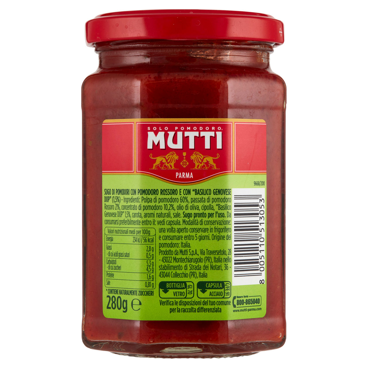 Sugo semplice pomodoro e basilico 280 gr - Immagine 31