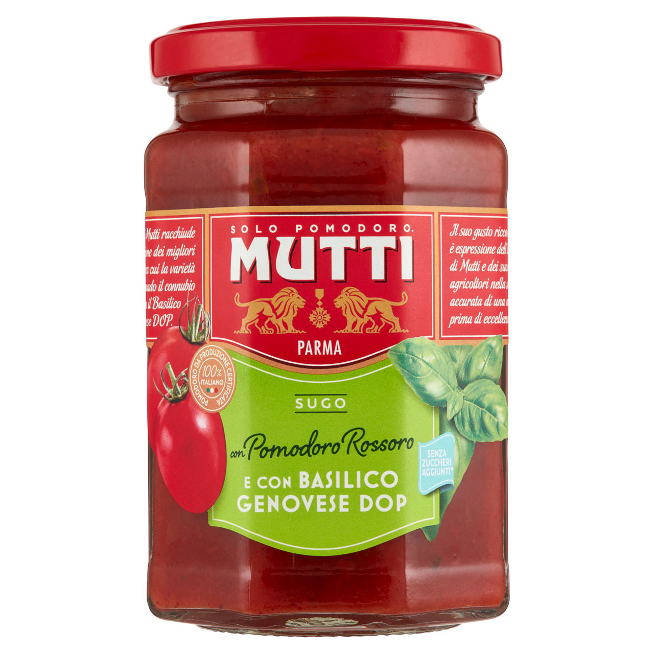 Sugo semplice pomodoro e basilico 280 gr - Immagine 01