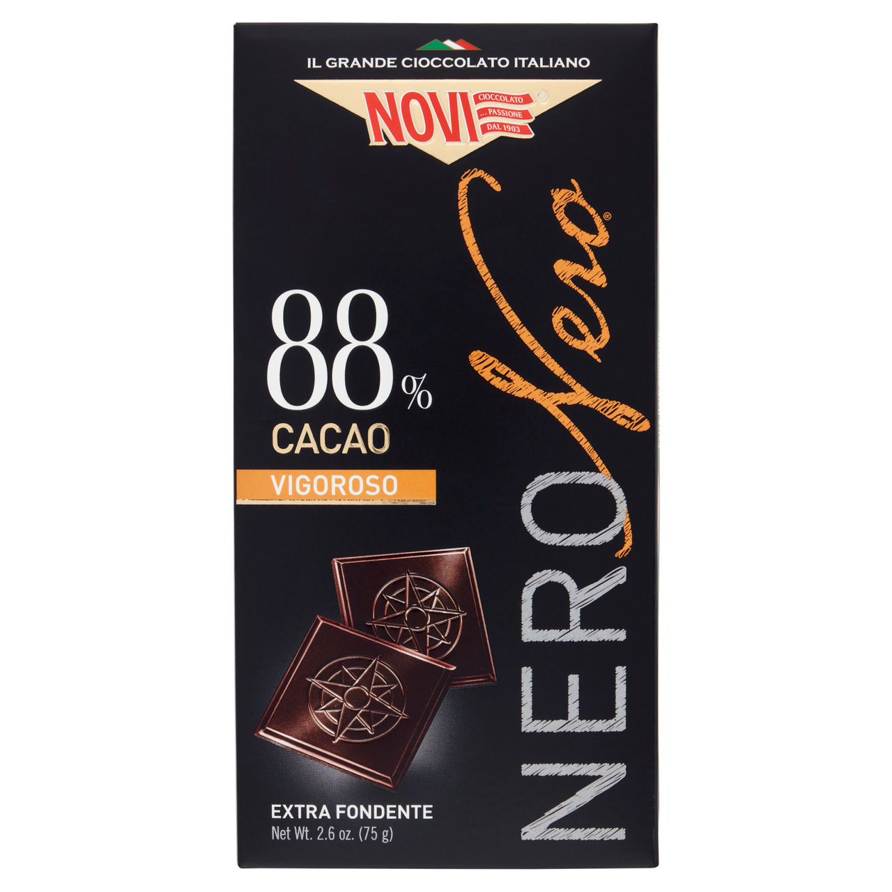 Tavoletta di cioccolato extra fondente 88% 75 gr - Immagine 01