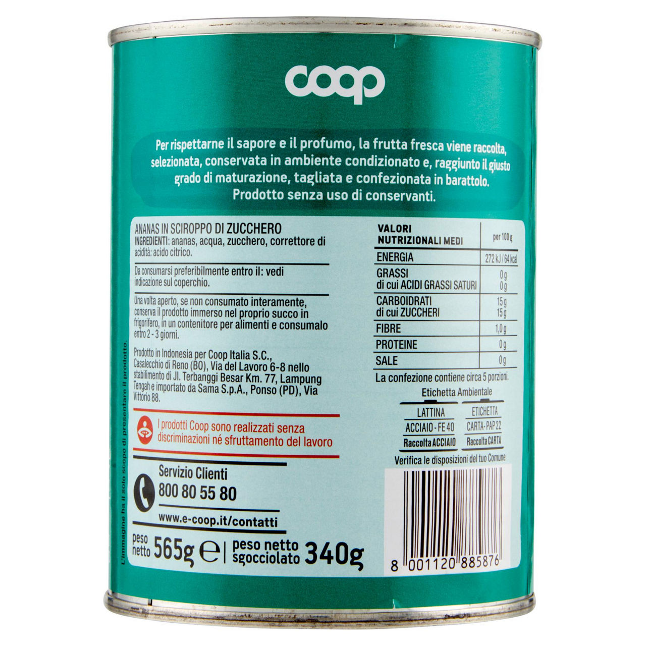 Ananas allo sciroppo 565 gr - Immagine 21