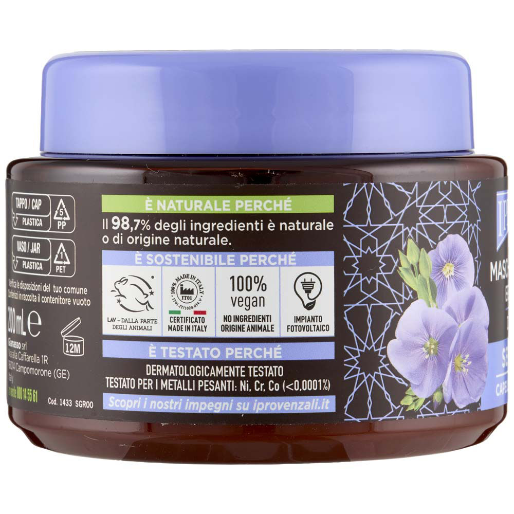 Immagine 2 di 6 del prodotto Maschera per capelli districante ai semi di lino 200 ml