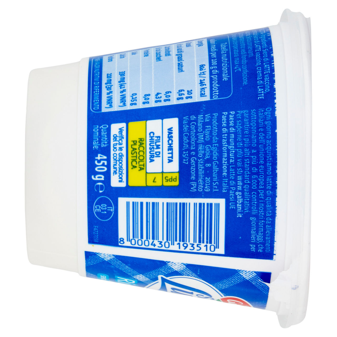 Ricotta maxi formato 450 gr - Immagine 111