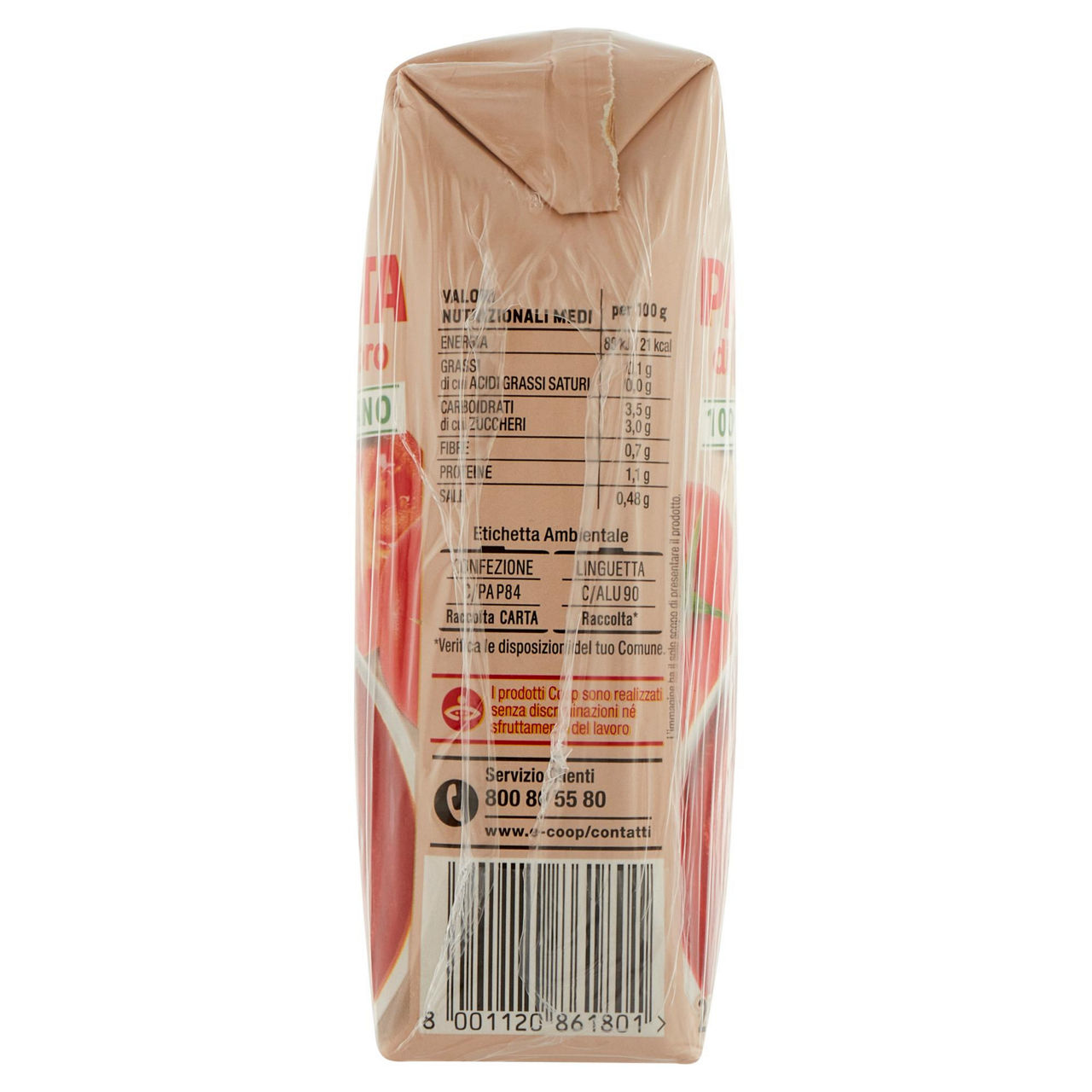 Passata di pomodoro origine coop brick g 250x3 - Immagine 11