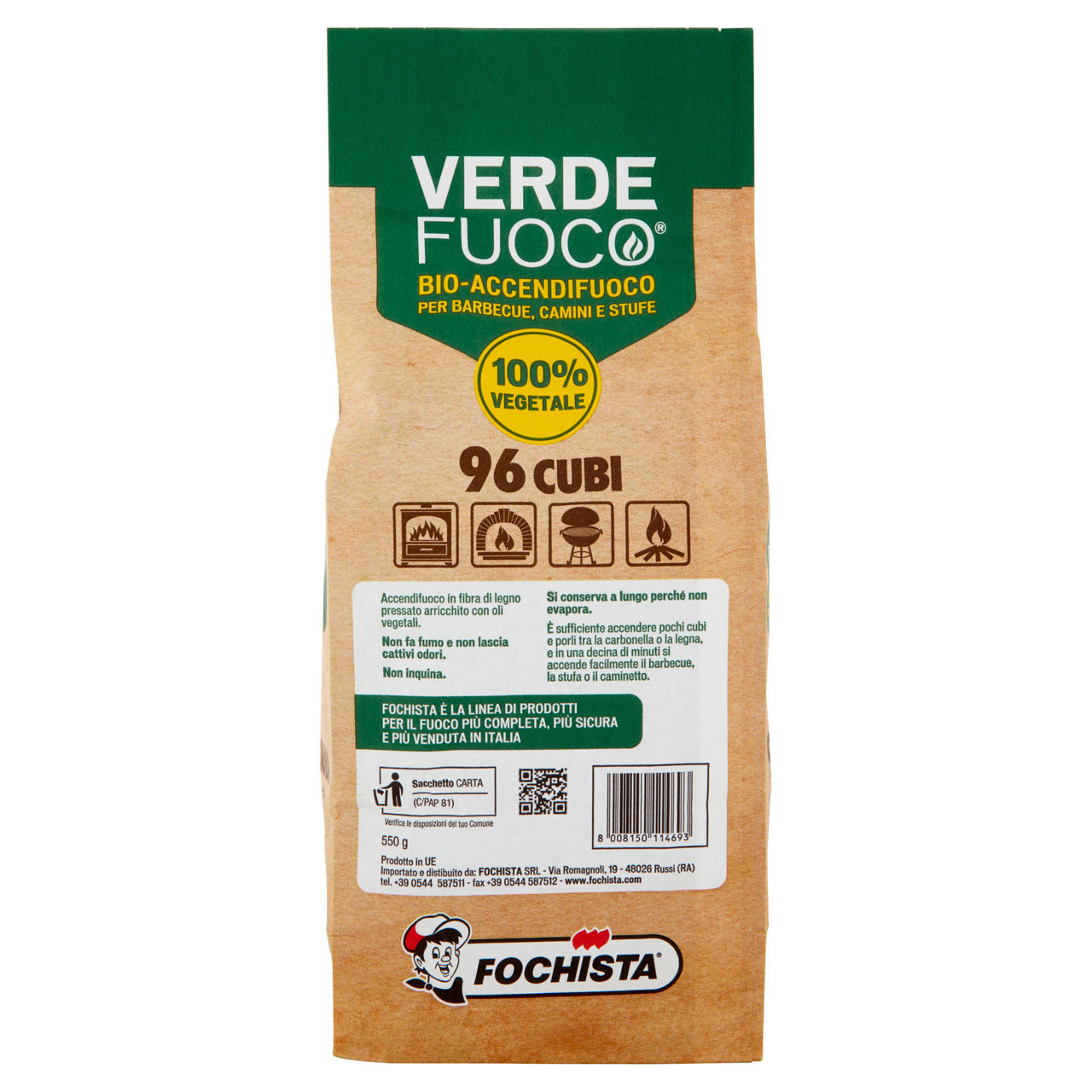 Accendifuoco fsc 100% vegetale fochista 96 pz. - Immagine 21